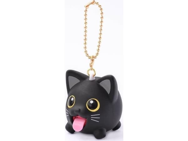 Jibber Pet Charms nyckelring, svart kisse / Ålder