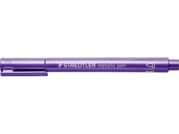Metallisk tusj M lilla (10 stk) STAEDTLER