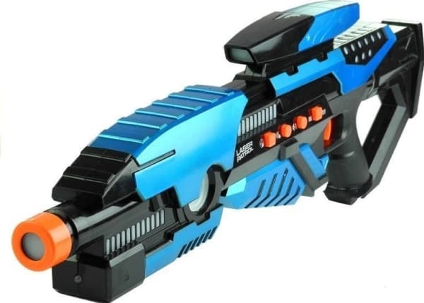 LeanToys Rymdpistol 5 färger Ljus LED Ljud