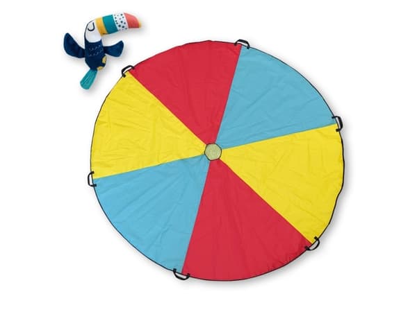 SES Creative Parachute flying tucan, Monivärinen