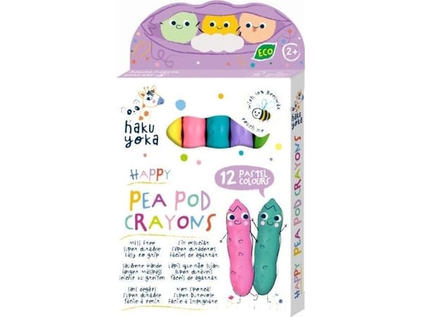 Smiling Bean Crayons 12 färger