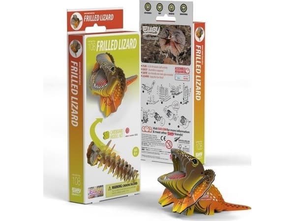 Eugy's Agama-ödla med krage - Eco Puzzle