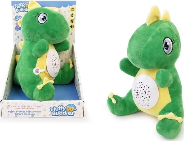 Pehmoinen rauhoittava dinosaurus