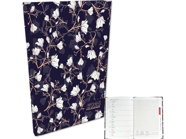 Kalender 2025 A5 Ukentlig Magnolia
