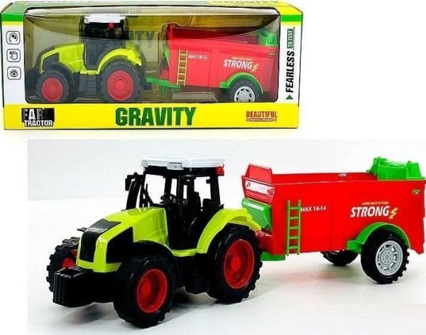 Tractor with agricultural machinery
