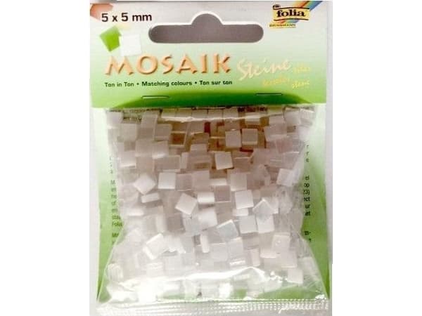 Ton in Ton kivet 5x5mm valkoinen
