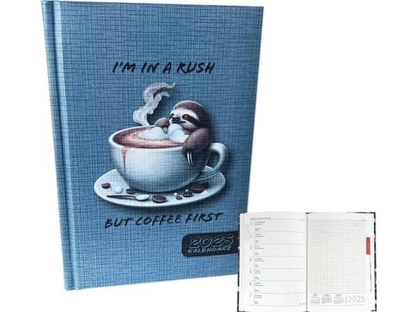 Kalender 2025 A5 ukentlig dovendyrkaffe
