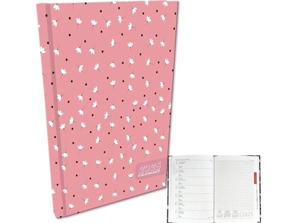 Kalender 2025 A5 Ukeblomster