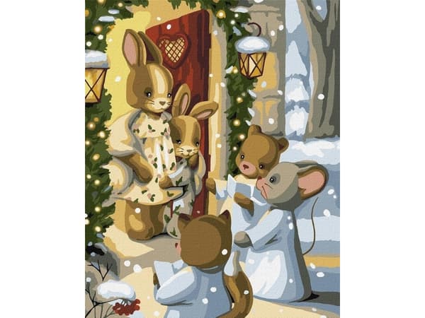 Painting by numbers - Magic of Christmas carols 40x50cm
