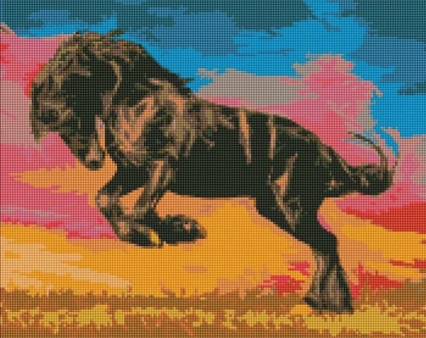 Diamantmosaikk - Majestic Mustang 40x50cm