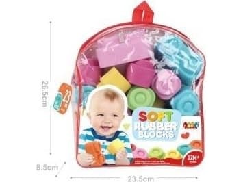 Soft blocks in a backpack 23pcs