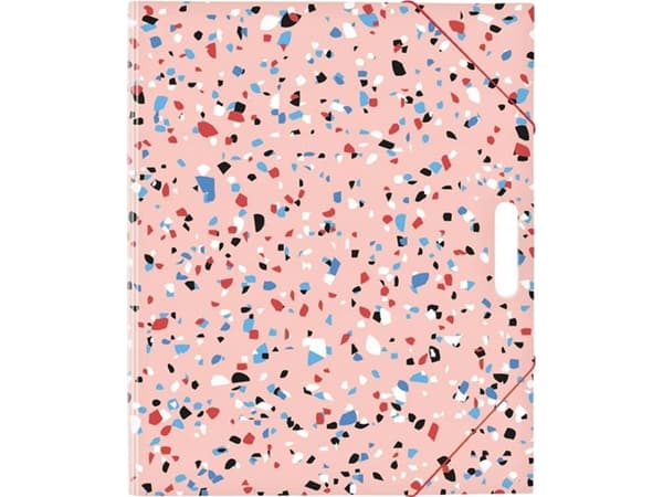MFP papirtegnemappe A4 terrazzo rosa 5371058