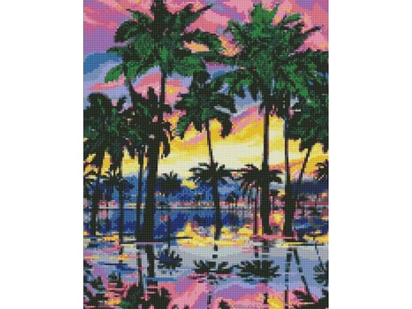 Diamantmosaikk - Paradise Vacation 40x50cm