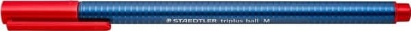 Staedtler Triplus ball M rød penn (10 stk) STAEDTLER