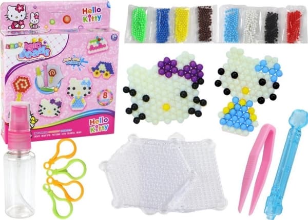 LeanToys DIY vattenpärlor Magiska pärlor 8 färger Kitty