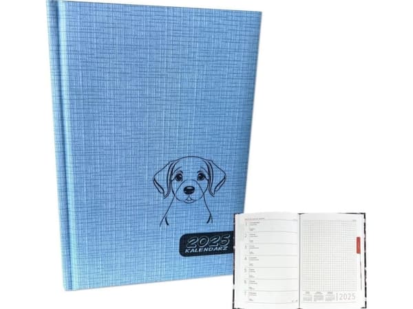 Kalender 2025 A5 Ukentlig Labrador