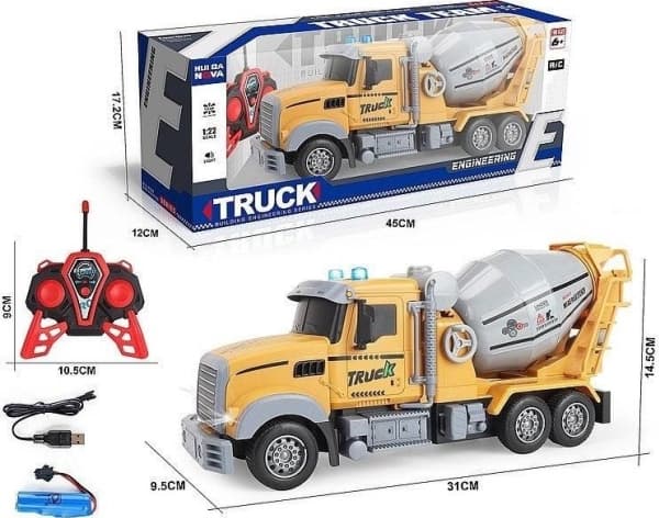 Concrete mixer R/C 4 functions 1:22
