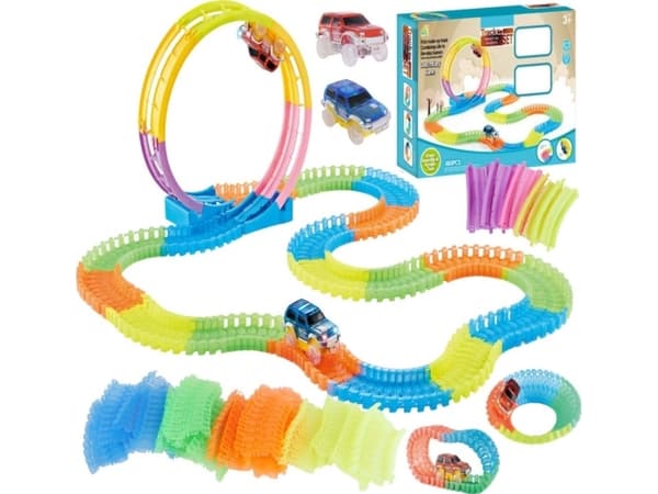 Race track loop with cars 180el