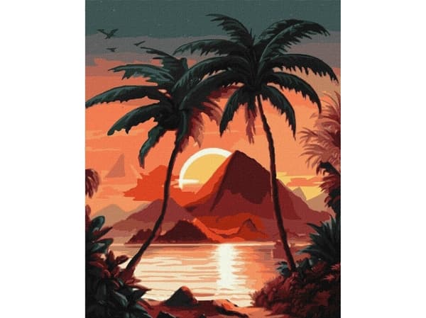 Maleri etter tall - Dawn 40x50cm EDUKAMP