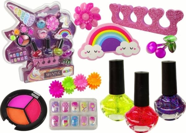 LeanToys Smink Nageldekoration Enhörning