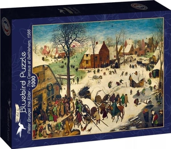 Graf-ika Puzzle 1000 Census i Betlehem Brueghel 1566