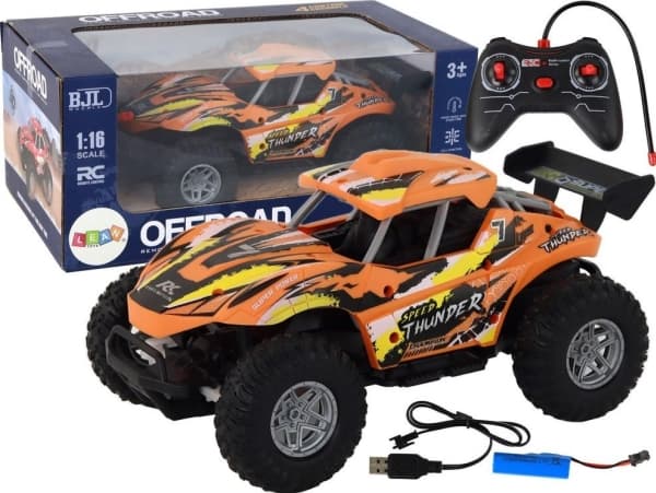 LeanToys Auto 1:16 Fjernkontrollert terrengbasert RC-bil
