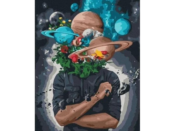 Maleri etter tall - My space 40x50cm EDUKAMP