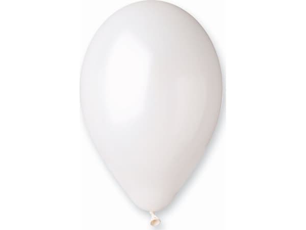 Gemar Metallic Pearl White ilmapallot, GM120, 33 cm, 50 kpl.