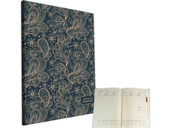 Kalender 2025 A4 ukentlig Beige Denim