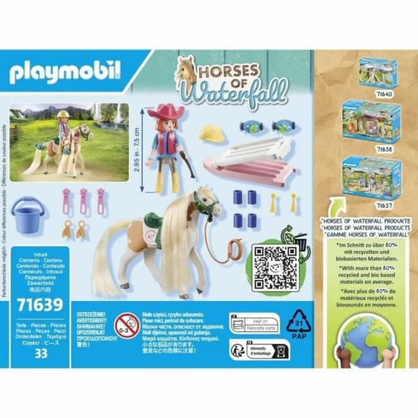 Playset Playmobil 71639 Ellie with horse 33 Delar