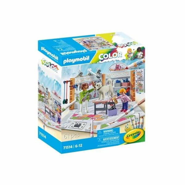 Playset Playmobil Color 71514 Grooming Salon 61 Dele
