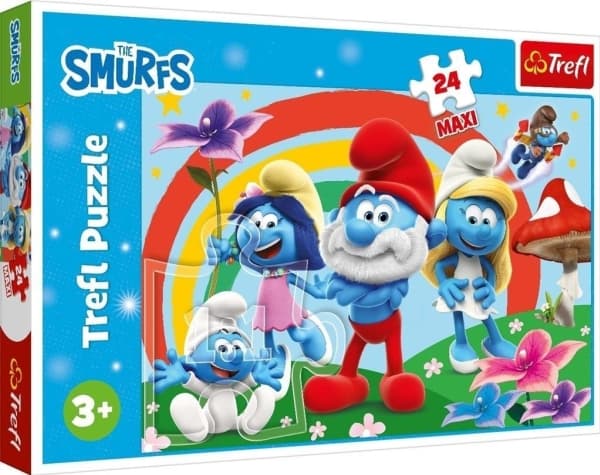 Pussel 24 maxi Smurf Dag TREFL