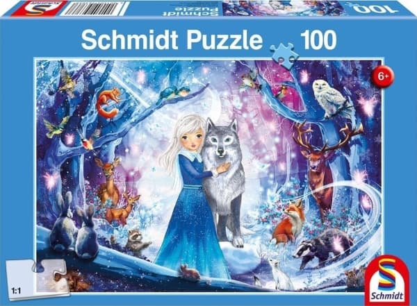 Puslespill 100 Princess in the Winter Forest G3