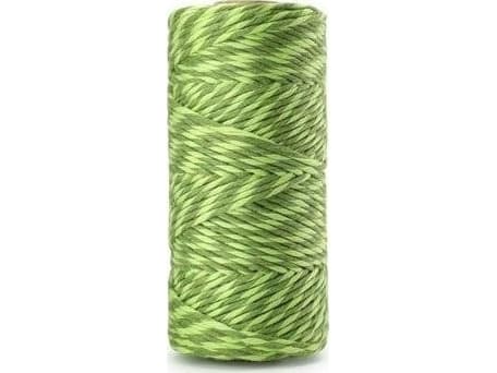 Bomullssnor 3mm 100m twist limon - grønn