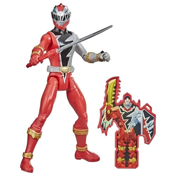 Figur - Hasbro - Power Rangers Dino Fury - Röd - Ledad - Barn