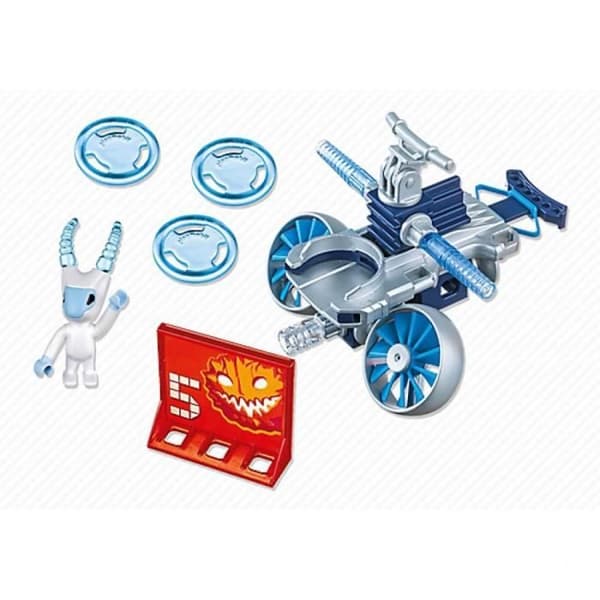 PLAYMOBIL - Playmobil Action - Robotar - Isrobot med skivutskjutare - Blandat - Från 5 år