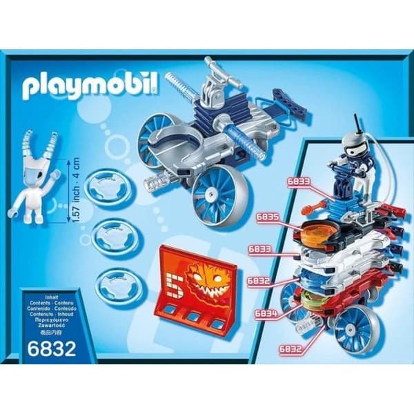 PLAYMOBIL - Playmobil Action - Robotar - Isrobot med skivutskjutare - Blandat - Från 5 år