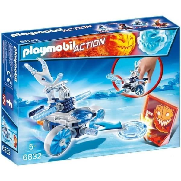 PLAYMOBIL - Playmobil Action - Robotar - Isrobot med skivutskjutare - Blandat - Från 5 år