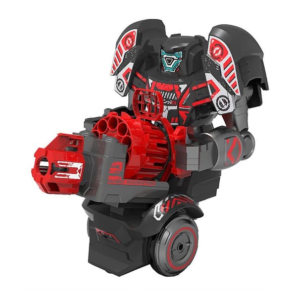 Fjärrstyrd actionrobot - SILVERLIT - Robot Rapidfire - 2 i 1 - Ljudeffekter - 20 pilar