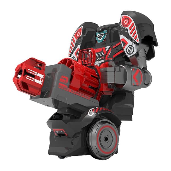 Fjärrstyrd actionrobot - SILVERLIT - Robot Rapidfire - 2 i 1 - Ljudeffekter - 20 pilar