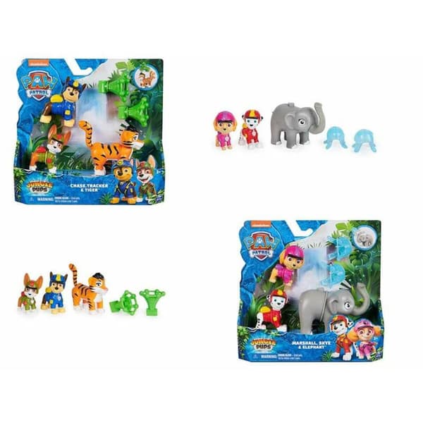 Playset The Paw Patrol Jungle 19,05 x 20,23 x 5,71 cm 4 antal