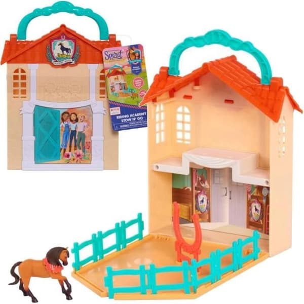 Spirit Portable Stall Set + Hästfigur