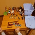 Miniatyrbillede 10 af 11: Bondgårdsdjur Set Leksaker - 48-delar