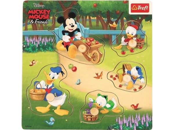 Trefl Puzzle mini drewniane - Mickey & Friends TREFL