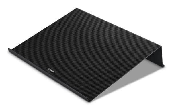 Hama Carbon, Laptop stand, Black, Plastic, 25.4 cm (10"), 46.7 cm (18.4"), 254 - 467.4 mm (10 - 18.4")