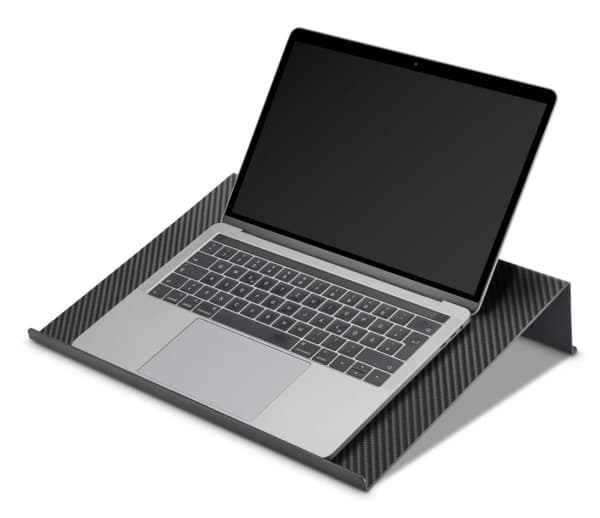 Hama Carbon, Laptop stand, Black, Plastic, 25.4 cm (10"), 46.7 cm (18.4"), 254 - 467.4 mm (10 - 18.4")