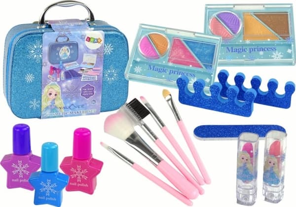 LeanToys Beauty Box Blue Cosmetics