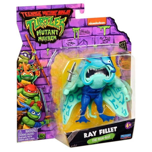 Teenage Mutant Ninja Turtles Turtles Mutant Mayhem - Basic Figures 12cm - Ray Fillet