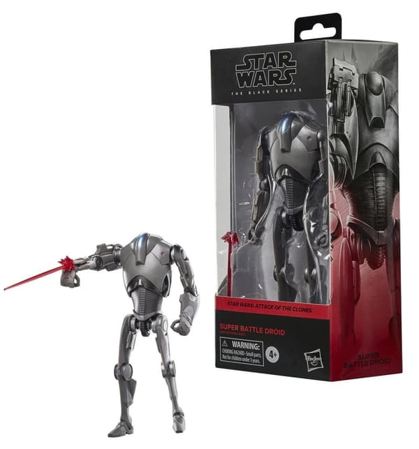 Star Wars The Black Series 6 tommers figur Super Battle Droid