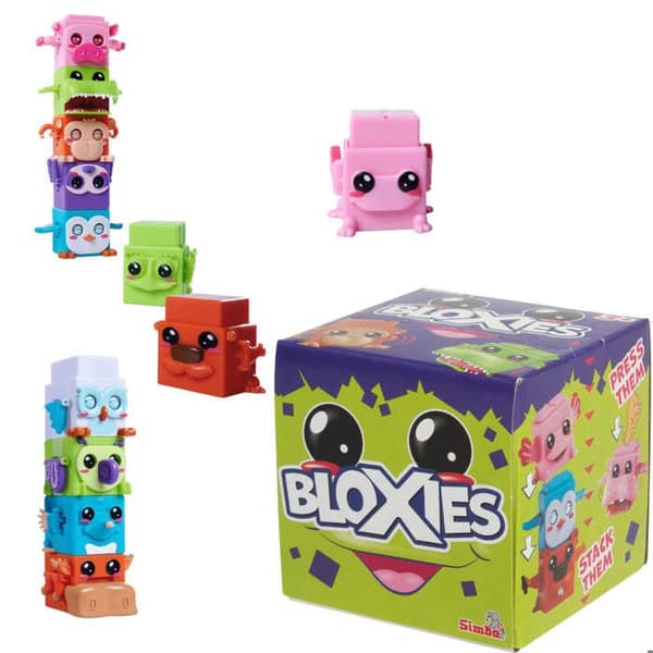 Bloxies Surprise Cube djurfigur med rörliga delar Serie 1